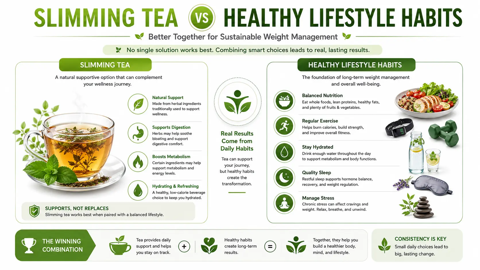 weight loss habits, healthy lifestyle, morning tea