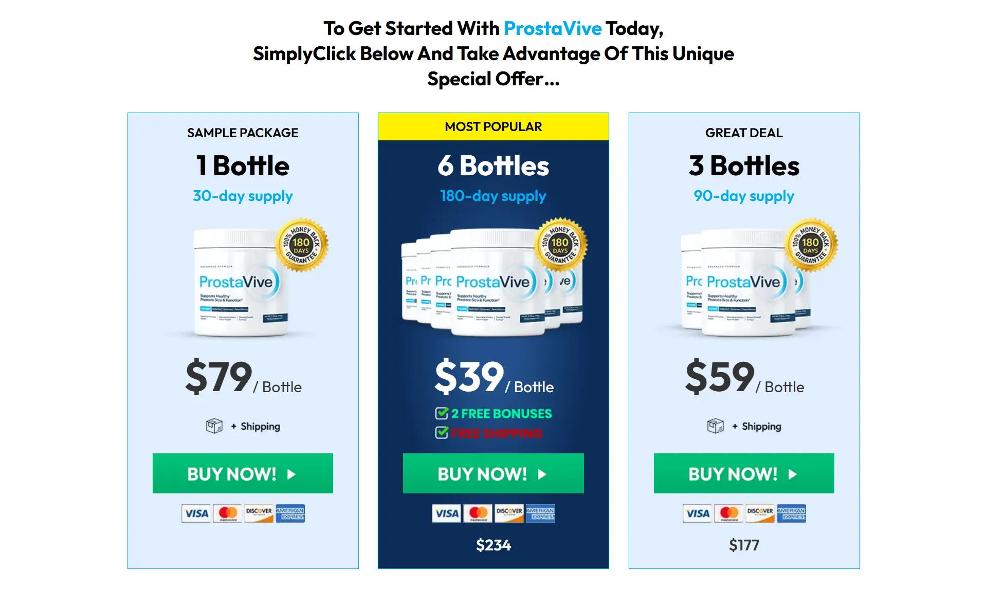 Prostavive Price, discount & buy Prostavive order